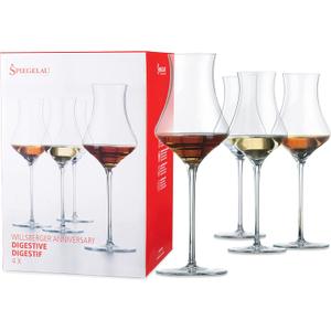 Spiegelau Willsberger Digestive Glasses Set of 4 - European-Made Crystal, Modern Cocktail Glasses, Dishwasher Safe, Professional Quality Cocktail Glass Gift Set - 9.9 oz