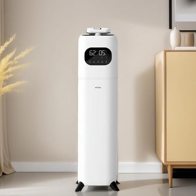 Humidifier Large Room, 2.3Gal/9L Plants Humidifiers for Bedroom with with Timer, 360°Nozzle, Room Cool Mist Humidifier with Aroma Box, School, Office, Warehouse
