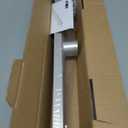 Shower Drain, Linear Shower Drain 24 Inch(Brushed Nickel),Modern 304 Stainless Steel Shower Floor Drain with Grate Removable, Adjustable Leveling Feet, Rectangular Shower Drain