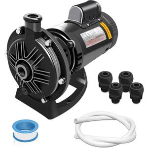PB4-60 Booster Pump,Compatible with Polaris 180,280,380,480,3900 Pressure Side Pool Cleaners,Replace for Polaris PB460 Pool Booster Pump,3/4 HP 60-Hertz Motor,115V/230V,with Hose And Fittings