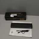 Portable Printer Wireless for Travel, D80 Thermal Printer, Inkless Printers, Compatible with iOS, Android, Laptop, Supports 8.5" x 11" US Letter & A4 & A5 for Home Use, Office, Vehicles, Black