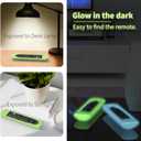 for 2023 Fire TV Stick 4K Max (2nd Gen) /Omni Series/Insignia/Toshiba/Fire TV 2-Series/4-Series- Alexa Voice Remote Control Silicone Cover with LanyardLuminous Green+Luminous Blue