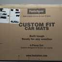 PantsSaver Custom Fit Floor Mats for BMW 740i 2022 All Weather Protection -4 Piece Set (Black)- High Raised Border Protection Great for Catching Spills