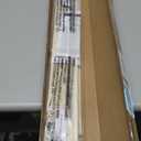 LazBlinds No Tools No Drill 1" Vinyl Mini Blinds, Cordless Blinds for Windows, Light Filtering Horizontal Window Blinds & Shades, 28" W x 64" H, Cream