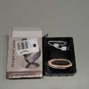 Mini Straightener - Rechargeable Portable Hair Straightener Brush, Fast Heating Hot Comb with Anti-Scald Shell, Lightweight & 3-Speed Temperature Control for Home & Travel Gift (Black)