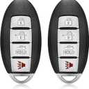 2 Keylessbest Replacement for 2012 2013 2014 2015 Nissan Altima Versa Murano Infiniti EX35 G35 FX37 FX35 QX70 Key Fob Remote Control KR55WK48903 4 Buttons 315MHz