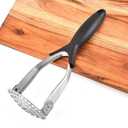 Stainless Steel Potato Ricer Masher with Non-slip Handle for Easy Mashing and Pressing Rust-resistant Kitchen Tool for Potatoes and Vegetables Easy to Clean for Home Use