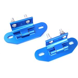 LOSTAR (Pair) Rear Hatch Hinges Aluminum Compatible with 1982-1992 Camaro Pontiac Firebird (Blue)