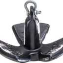 Seachoice River Anchor, Black Vinyl Coated Cast Iron, 20 Lbs.