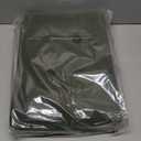 CAROLMADE Ottoman Foot Rest, Suede Small Ottoman Foot Stool with Legs Modern Footstool Ottomans for Living Room Entryway Office, Green