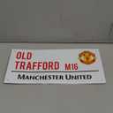 Manchester United Street Sign (40cm x 18cm) - One Size
