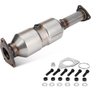 High Flow Front Catalytic Converter Kit Direct-Fit Honda Accord 2003 2004 2005 2006 2007 2.4L