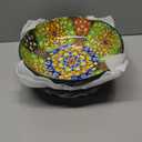 vancasso Large Serving Bowls, 78 Oz Extra Large Salad Bowls Set of 2, Bohemian Decorative Bowls for Salad, Fruit, Pasta and Dinner, Serving Dishes Set for Party, Dishwasher & Microwave SafeGreen