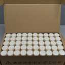 Crenovo Tea Lights Candles 300 Pack, Natural Soy Wax Tealights Candles Bulk 6 Hours, Long Burning, Unscented Small Votive Cup Candles for Wedding, Party, Dinner, Emergency