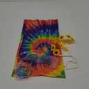 5 Pieces Hippie Costume Set Glasses Headband Peace Sign Earrings Necklaces Tie Dye Bandana Hippie Accessories for 60s 70s