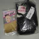 AISI HAIR Bob Curly Wig Synthetic Short Black Wig with Bangs Natural Looking Heat Resistant Fiber Hair for Women