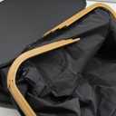 Lifewit 100L Laundry Basket with Lid, Clothes Hampers for Laundry with Bamboo Handles and A Removable Bag, Large Foldable Laundry Hamper for Bedroom, Bathroom, Dorm, Laundry Room, Black