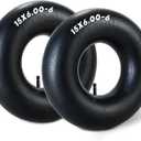 2 Pack 15x6.00-6 Inner Tube | Durable Replacement Tire Tubes with TR-13 Valve Stem for Lawn Mowers, Go Karts, ATVs, Yard Tractors, Wheelbarrows, Golf Carts