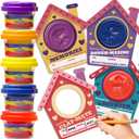 28 Pack Valentines Day Cards for Kids with Modeling Dough  Fun Classroom Gifts for Toddlers & Preschoolers  Perfect for School Exchanges & Parties