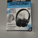 Allstar Innovations Own Zone by Sharper Image Over Ear TV Headphones, Wireless & Rechargeable, Compatible with TV, AUX, RCA, and Optimal Connections Transmits up to 100ft Range