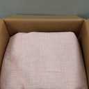 Living Room Area Rug 9x12 Machine Washable Rug Non-Slip Stain Resistant Modern Abstract Bedroom Rug Contemporary Throw Floor Carpet for Dining Room Solid Area Rug for Home Office, Pink