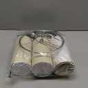 20.25'' Ceramic Table Lamps Set of 2 Small Farmhouse Bedside lamp Creamy-White Modern Nightstand End Table Lamps for Living Room Bedroom Study Office