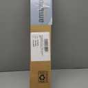 DEZ FURNISHINGS Cordless No Tool 1" Magnet Mini Blinds for Metal Doors, Room Darkening, 25" W x 42" H, White