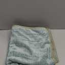 decorUhome Spring Chenille Soft Cozy Throw Pillow Covers 20x20 Set of 2, Modern Farmhouse Boho Velvet Decorative Pillow Cases with Stitched Edge for Couch Sofa Bed Home Decor, Aqua Haze