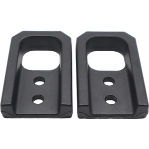 2Pcs Front Tow Hooks Compatible with Toyota Tacoma 2024-2026 4Runner 2025-2026, Black Left and Right