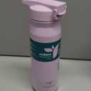 REDUCE Aura Vacuum Insulated 26 oz Water Bottle - Leak-Proof & Chug Spout for Quick Hydration - Keeps Drinks Cold for 30 Hours - Removable Handle for Travel or Gym - Soft Sit Base - Lilac Bud