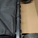 Collapsible Wagons Carts Foldable Wagon, 500LBS Wagon Cart Foldable Heavy Duty with Brakes & All-Terrain Wheels, Large Collapsible Folding Wagons for Beach Camp Sports Grocery, Portable (Black)