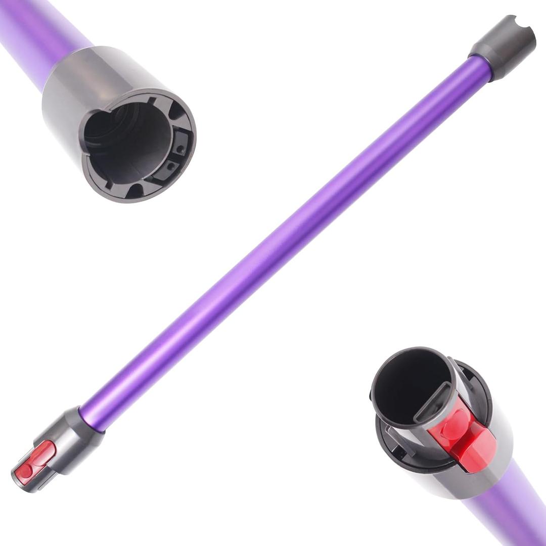 Replacement Wand Extension Tube Fit for Dyson V7 V8 V10 V11 V15 Vacuum Cleaner, 28.5 IN Quick Release Stick, Purple Vacuums Attachment Extension Tube