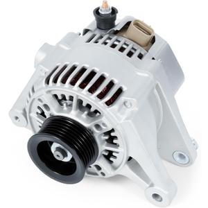 Alternator Fit for Pontiac Vibe 2003-2008, Toyota Corolla 2003-2008/Celica 2000-2005/Matrix 2003-2008/MR2 Spyder 2000-2005, 1.8L #Replace 1022111900 13878 12V 80A 6-Groove Pulley Alternator