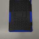 For Fire HD 10 & HD 10 Plus Case 13thGeneration with Kickstand Dual Layer Heavy Duty Shockproof Rugged Case (Blue)