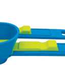 the original measuring scoop + funnel No spill preparation of protein powder, workout & sports drinks, baby formula & kcup refill Mess & Spill free - (Set of 1 & 2 Tablespoon)