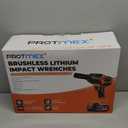 Protmex Cordless Impact Wrench, 900Ft-lbs (1200N.m) 1/2" Brushless Impact Gun, 21V High Torque Power Impact Driver, 2x4.0Ah Batteries Electric Impact Motor Variable Speeds for Car/Pickup Truck/Mower