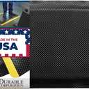 Durable Corp Grand Comfort Floor Mat, Anti Fatigue Heavy Duty Waterproof Non Slip Textured Rubber for Productivity and Comfort, Indoor Outdoor Rug for Kitchen, Industrial Spaces, 36x60 Inches, Black