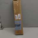 Curtain Rods for windows 32-48 inch, 5/8 inch Decorative White Splicing Heavy Duty Metal Curtain Rod set with Brackets