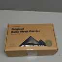 KeaBabies Baby Wrap Carrier - All in 1 Original Baby Carrier Newborn to Toddler Sling, Easy to Wear, Hands Free Bonding, Lightweight, Breathable Infant Wraps (Trendy Black) (One Size (Pack of 1))