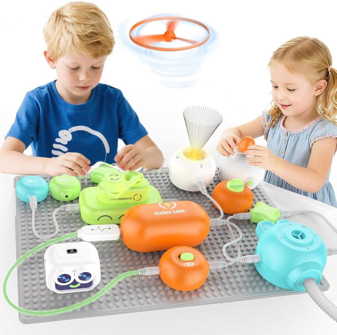 Science Kits for Kids - STEM Kits for Kid, Electronics Exploration Kit, Over 440 Projects, 16 Circuit Parts, STEM Toy Educational Gifts for Kids Boys Girls Ages 3 4 5 6 7 8 9 10 11 12