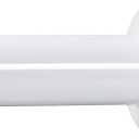 Ivilon Tension Curtain Rod - Spring Tension Rod for Windows or Shower, 24 to 36 Inch. White