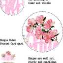 4 x Wildflower Birthday Party Decorations, Floral Cupcake Toppers Baby in Bloom Baby Shower Cake Decorations Wildflower Baby Shower Decor Flower Birthday Party Supplies