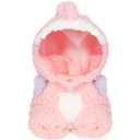 4 x Clothes for Doll, Clothes Compatible with Doll Accessories, Cute Green Dinosaur Style Dress Up Clothes for Figures Outfit, Suitable for 17cm Figures (Pink Dinosaur)