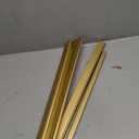 Gold frame assembly kit, 6 pieces length 35 inches, 2 pieces length 22 inches