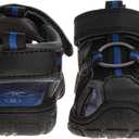 Beverly Hills Polo Club Boy's Athletic Active Sandals Close Toe Sport Summer Shoe (6 Toddler, Black)