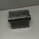 Tuanse 20 Set Curtain Rod Bracket Heavy Duty Holders Hooks Hangers Bulk for 1 Inch to 1.2 Inch Wall Single Window Drapery Rod Support with Screws(Black)