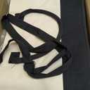 Sweetude 8 Pcs Canvas Tote Bag Shoulder Strap Black White Canvas Bag Zipper Opening Pockets Grocery Tote for Women Gift DIY