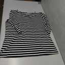 Tulucky Women's Casual Long Sleeve Shirts Stripe Tees Round Neck Tank Tops, XXL