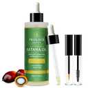Batana Oil with Organic Rosemary & Biotin – Hair, Eyebrow & Eyelash Growth Serum – Nourishing Oil for Thicker, Fuller-Looking Hair, Brows & Lashes – Strengthens Roots & Conditions Dry Ends