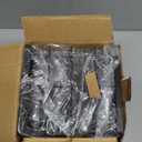 2 Pack Stackable Storage for Kitchen Laundry Pantry Organizers,Garbage Bag Holder with Bamboo Top,Wall Mount Garbage Bag Dispenser,Black Large and Small